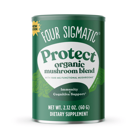 Protect Organic Mushroom Blend 60 g Powder Smooth + Earthy | Four Sigmatic