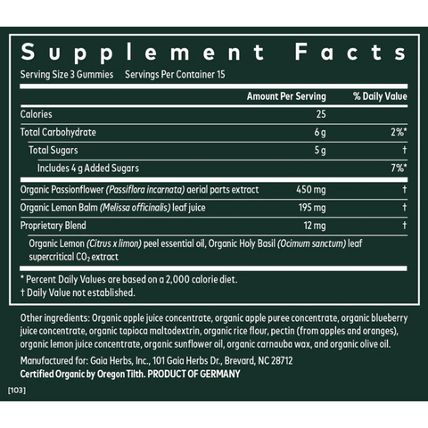 Relax Gummies | Gaia Herbs
