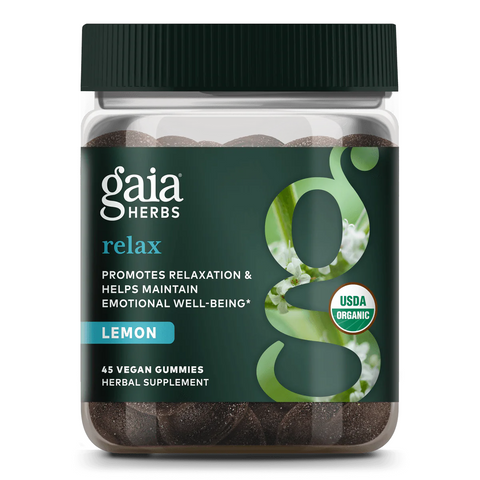 Relax Gummies 45s Gummies Lemon | Gaia Herbs