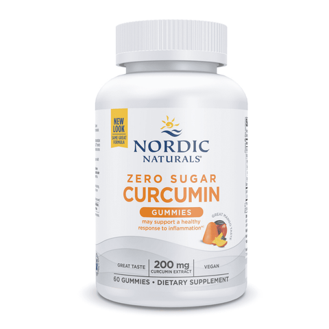 Zero Sugar Curcumin Gummies 60s Gummies Mango | Nordic Naturals