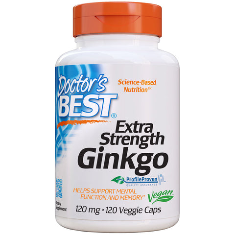 Extra Strength Ginkgo 120s Capsules | Doctors Best