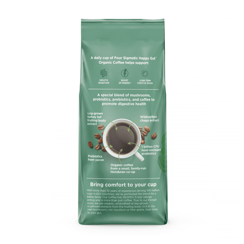 Happy Gut Organic Coffee (Ground) | Four Sigmatic