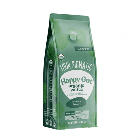 Happy Gut Organic Coffee (Ground) | Four Sigmatic