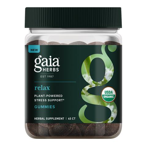 Relax Gummies 45s Gummies Apple Blueberry & Lemon | Gaia Herbs