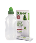 Sinus Care Rinse Bottle with Solution Bottle with 6x solution packets | Xlear
